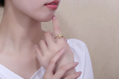Aura Solar Bloom Ring (Pago contra entrega)