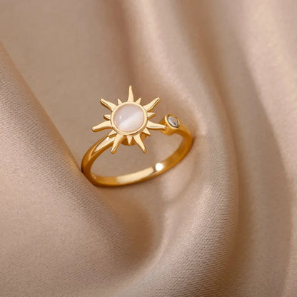 Aura Sunflower Ring