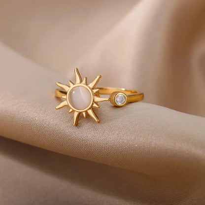 Aura Sunflower Ring