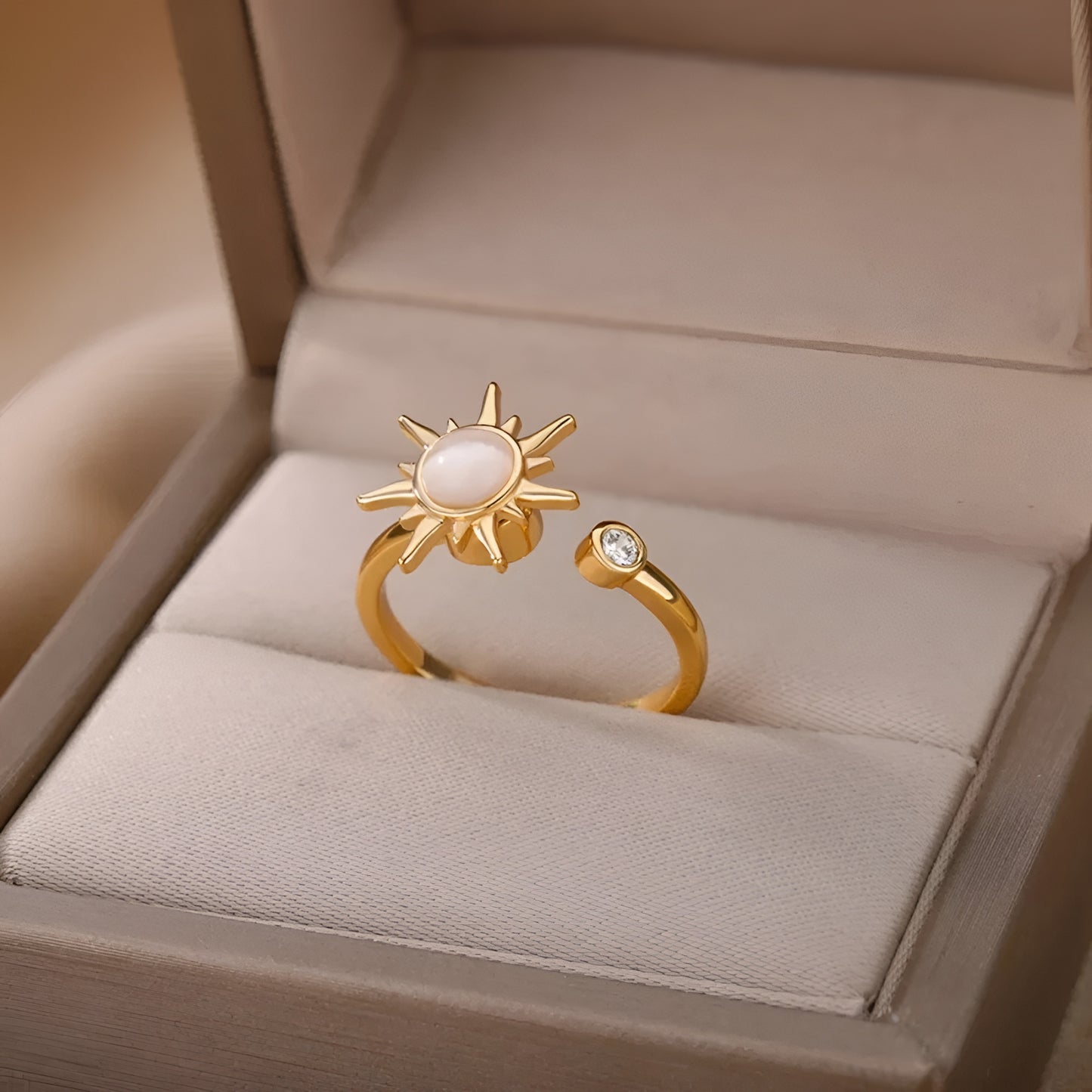 Aura Sunflower Ring
